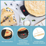 CucinaPro Electric Crepe Maker | 13-Inch Non-Stick Griddle