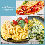 CucinaPro Electric Crepe Maker | 13-Inch Non-Stick Griddle