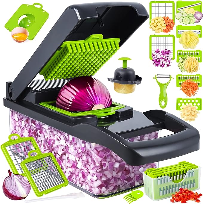 Vegetable Cutter Chopper & Slicer | Multi-Blade Kitchen Tool